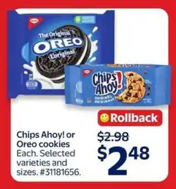 Walmart Chips Ahoy! or Oreo cookies offer