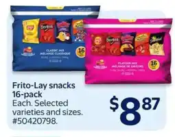 Walmart Frito-Lay Snacks 16-Pack offer