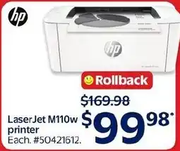 Walmart hp laserjet m110w printer offer