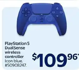 Walmart PlayStation 5 DualSense wireless controller Icon blue offer