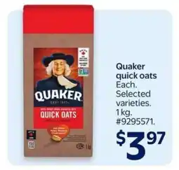 Walmart Quaker Quick Oats offer