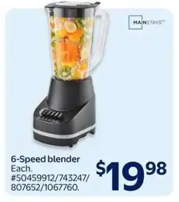 Walmart 6-speed blender offer
