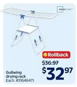 Walmart Gullwing drying rack offer