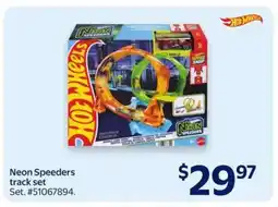 Walmart Neon Speeders track set offer
