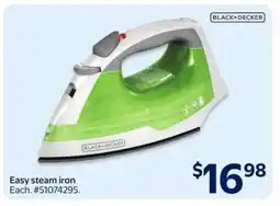 Walmart Easy Steam Iron offer