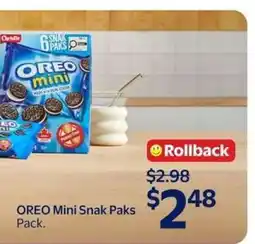 Walmart Oreo Mini Snak Paks offer