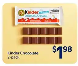 Walmart Kinder Chocolate offer