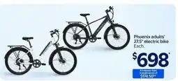 Walmart Phoenix adults' 27.5 electric bike offer