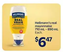 Walmart HELLMANN'S REAL MAYONNAISE offer