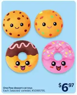 Walmart One Paw dessert cat toys offer