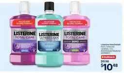 Walmart LISTERINE MOUTHWASH offer