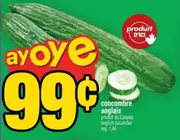 Super C Concombre anglais offer