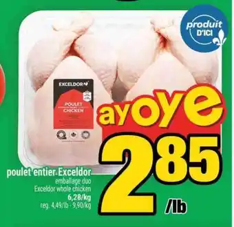 Poulet entier Exceldor
