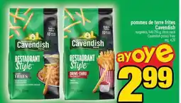 Super C pommes de terre frites Cavendish offer