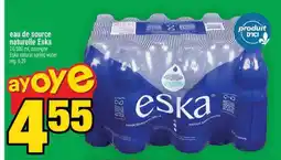 Super C eau de source naturelle Eska offer