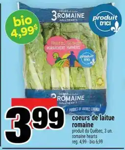 Super C cœurs de laitue romaine offer
