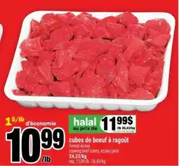 Super C CUBES DE BOEUF À RAGOÛT offer