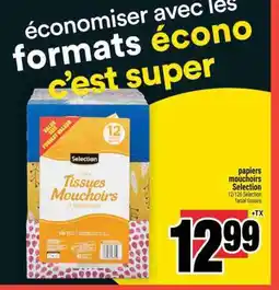 Super C Papiers Mouchoirs Selection offer