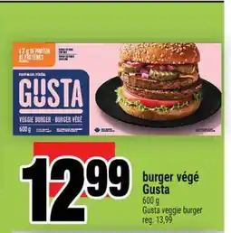Super C Burger végé Gusta offer
