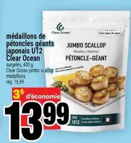 Super C médaillons de pétoncles géants japonais U12 Clear Ocean offer