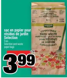 Super C sac en papier pour résidus de jardin Selection offer