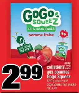 Super C collations aux pommes Gogo Squeez offer