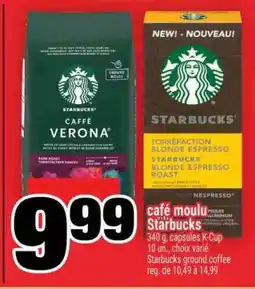 Super C café moulu Starbucks offer