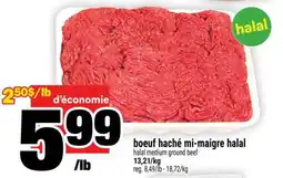Super C boeuf haché mi-maigre halal offer