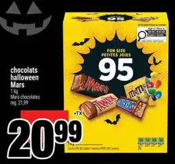 Super C chocolats halloween Mars offer