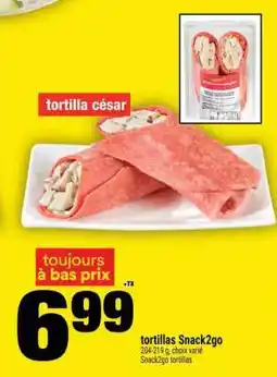 Super C tortillas Snack2go offer