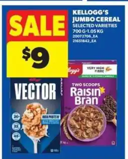 Real Canadian Superstore KELLOGG'S JUMBO CEREAL offer