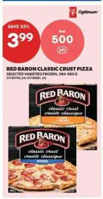 Real Canadian Superstore Red Baron Classic Crust Pizza offer