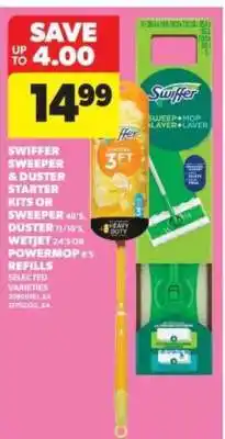 Real Canadian Superstore Swiffer Sweeper & Duster Starter Kits or Refills offer
