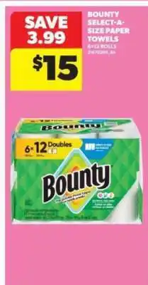 Real Canadian Superstore Bounty Select-A-Size Paper Towels offer