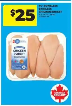 Real Canadian Superstore PC Boneless Skinless Chicken Breast offer