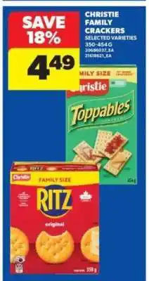 Real Canadian Superstore CHRISTIE FAMILY CRACKERS offer