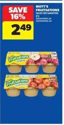 Real Canadian Superstore Mott's Fruitsations offer