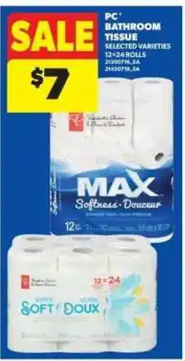 Real Canadian Superstore PC BATHROOM TISSUE offer
