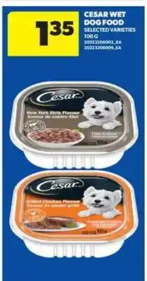 Real Canadian Superstore Cesar Wet Dog Food offer