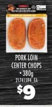 Real Canadian Superstore Pork Loin Center Chops offer