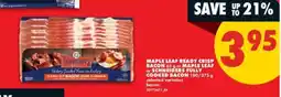 No Frills Maple Leaf Ready Crisp Bacon offer