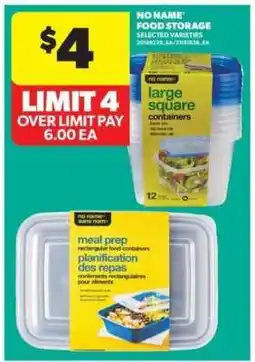 Real Canadian Superstore NO NAME FOOD STORAGE CONTAINERS offer