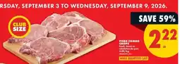 No Frills PORK COMBO CHOPS offer