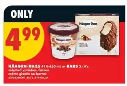 No Frills HÄAGEN-DAZS offer