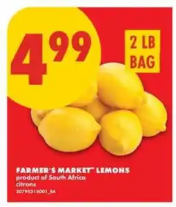 No Frills FARMER'S MARKET LEMONS offer