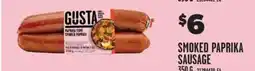 Real Canadian Superstore Gusta Smoked Paprika Sausage offer
