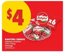 No Frills BABYBEL CHEESE offer