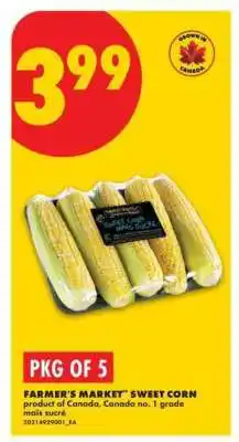 No Frills FARMER'S MARKET SWEET CORN offer