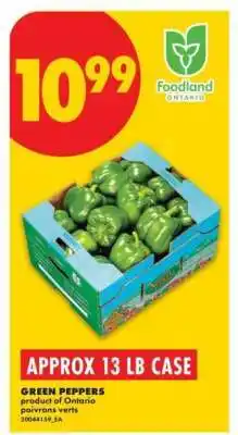 No Frills GREEN PEPPERS offer