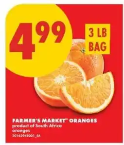 No Frills FARMER’S MARKET ORANGES offer